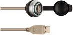 EOL - MSDD Einbaudose USB Bf.A.1m Kabel 
