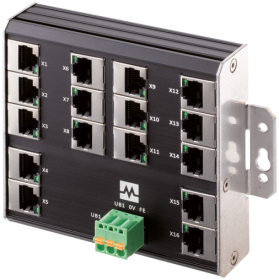 Xenterra 16TX unmanaged Switch wallmounted 16 Port 100Mbit  58905
