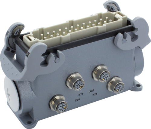 Power Distributor 4x M12 L-cod 5-pole