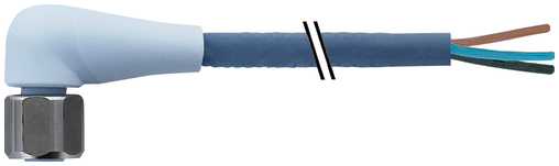 M12 female 90° A-cod. with cable F&B Pro