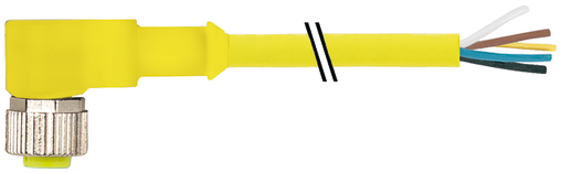 M12 female 90° with cable AIDA