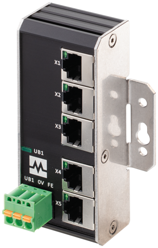 Xenterra 5TX unmanaged Switch 5 Port 1000Mbit wall mounting