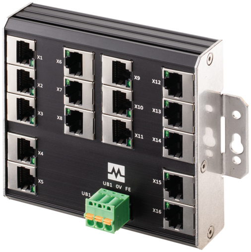 Xenterra 16TX unmanaged Switch wallmounted 16 Port 100Mbit