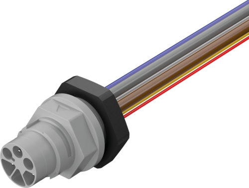 MQ15 male recept. front 48V DC type 2