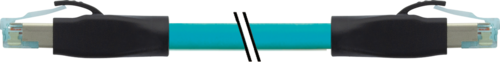 RJ45 male 0° / RJ45 male 0° shielded