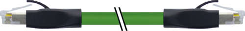 RJ45 Basic male 0° / RJ45 Basic male 0° shielded