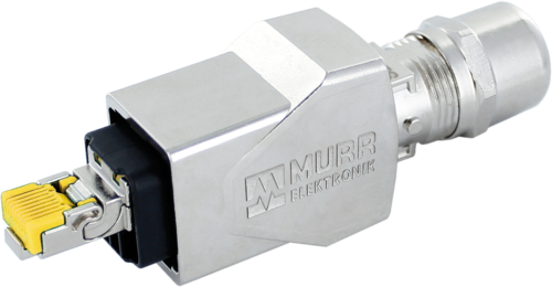 Push Pull RJ45 male 0° IDC