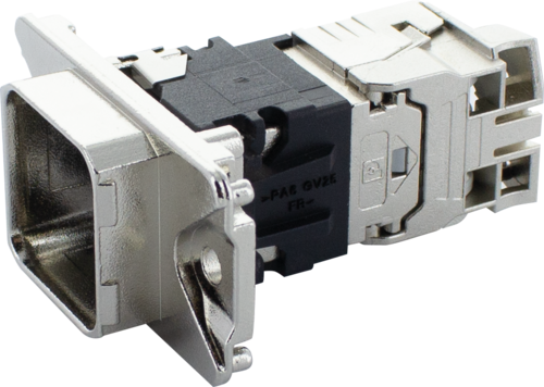 Wall bushing for push pull RJ45