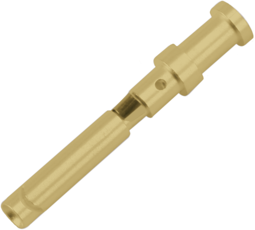 1,6 mm crimp contact f/turned/gold/0,14-0,37 mm²