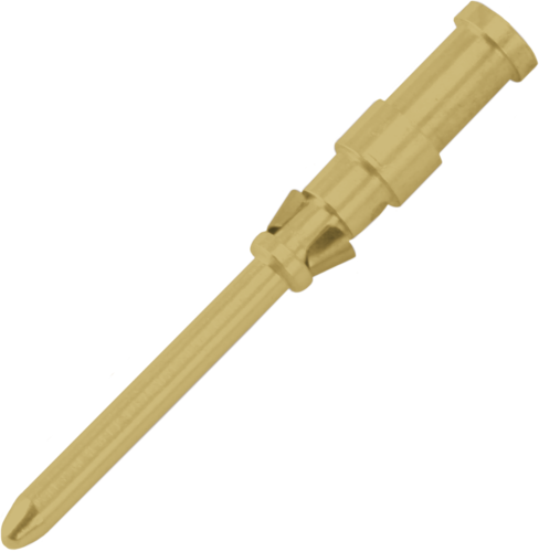 1,6 mm crimp contact m/turned/gold 0,14-0,37 mm²
