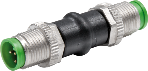 Adaptor M12 male / M12 male A-cod.