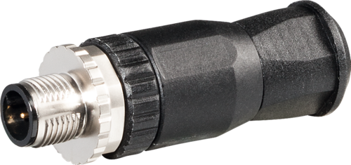 M12 male 0° A-cod. screw terminal