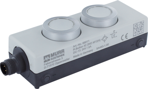 Reset button with 2 push buttons