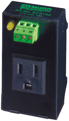 MSVD POWER SOCKET NEMA WITH LED