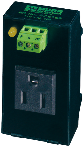 MSVD POWER SOCKET NEMA WITH LED