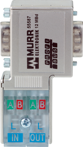 PROFIBUS-PLUG-MALE (SUB-D) 90° WITH PG