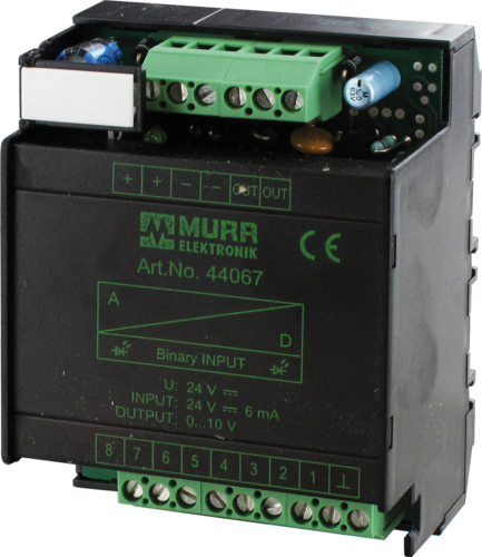 D/A-CONVERTER 8-BIT - OUTPUT 0 ... 10V