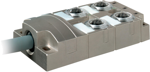 MVP-METALL, 4XM12, 5POLE, PRE-WIRED CABLE