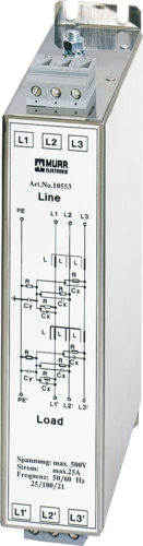 MEF EMC-FILTER 3-PHASE 2-STAGE