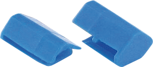 WIRING ACCESSORIE END CAP BLUE