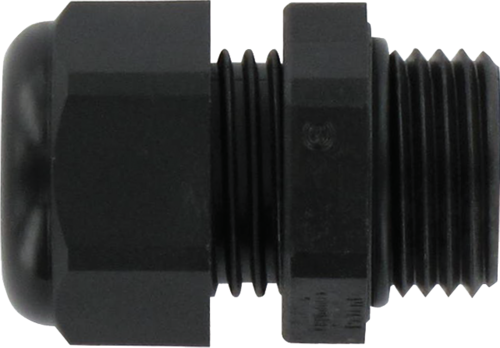 CABLE COMPRESSION GLAND PG 9 BLACK