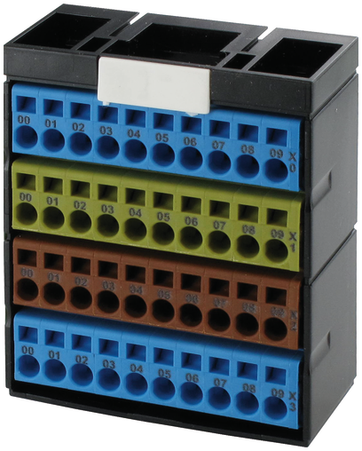 POTENTIAL TERMINAL BLOCK BL.YELL.BR.BL