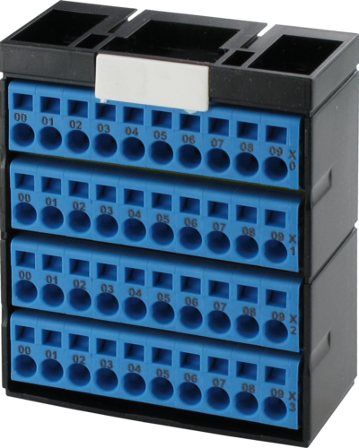 CUBE20 POTENTIAL TERMINAL BLOCK 4xBLUE