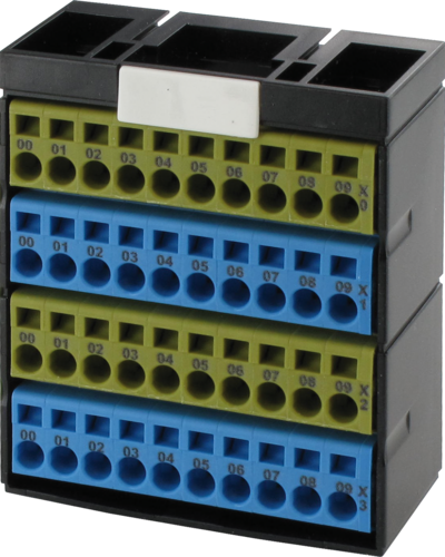 POTENTIAL TERMINAL BLOCK YE BLUE YE BLUE
