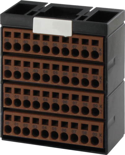 CUBE20 POTENTIAL TERMINAL BLOCK 4xBROWN