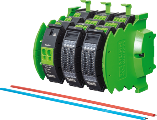 1x Mico Pro PM 24VDC/40A + 2x Mico Pro flex 4.10