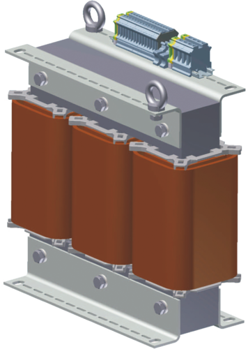 MDT three-phase control and isolation transformer