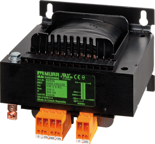 MET 1-PHASE CONTROL AND ISOLATION TRANSFORMER