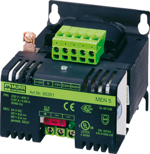 MEN POWER SUPPLY 1/2-PHASE, SMOOTHED