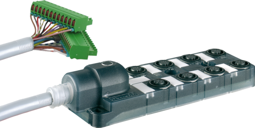 EXACT12, 8XM12, 5-POLE, MOULDED CABLE