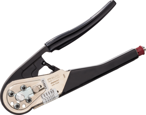 Crimping tool for 4-groove crimping 1.6mm contacts