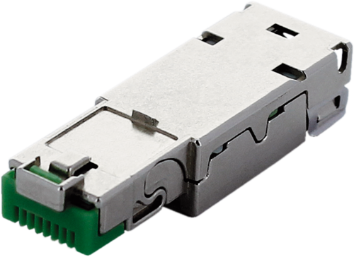 RJ45 IP20 MALE 0° 8 pol.-0,14 mm²...0,25 mm²
