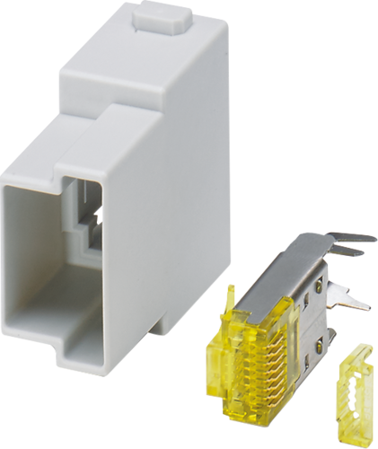RJ45 module - male, field wireable