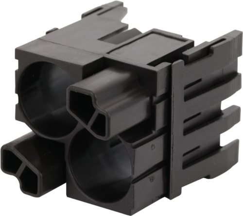 Shielded female module, 2-pole