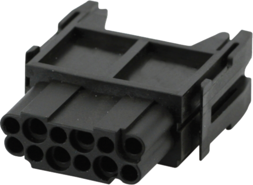 Female module, 12-pole, crimp t.