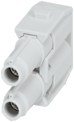 Female module, 2-pole, axial screw t.