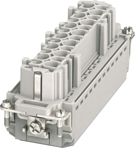 B24 female 10+2-pole, Push-in, 800/500 V, 16 A