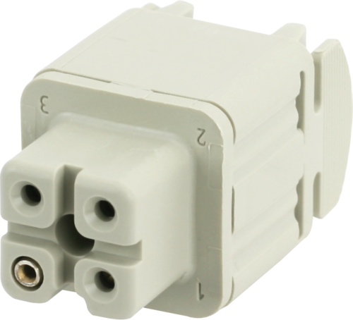 A3 female 3-pole, screw t., 400 V, 10 A