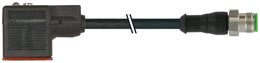 M12 Xtreme male 0° A-cod. / MSUD valve plug A-18mm