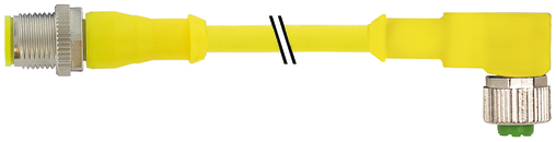 M12 male 0° / M12 female 90° AIDA