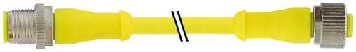 M12 male 0° / M12 female 0° AIDA