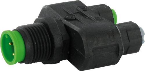 T-Coupler M12 male / M8 female A-cod. Lite