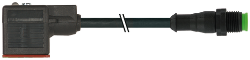 M12 male 0° Lite / MSUD valve plug A-18mm