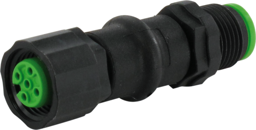 Adaptor M12 male / M12 female A-cod. Lite