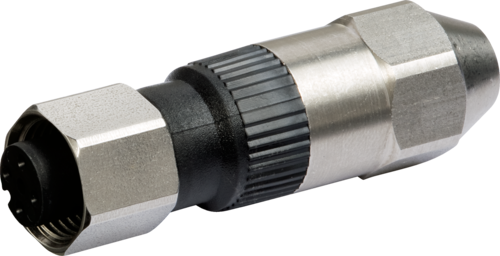M12 female 0° IDC V2A