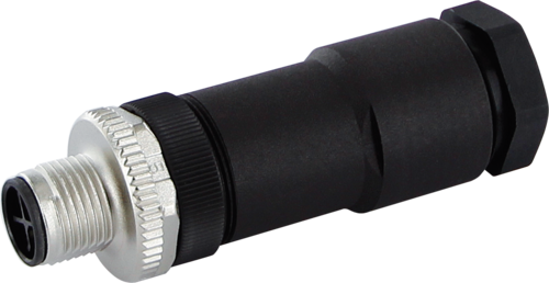 M12 Power male 0° S-cod. screw terminal